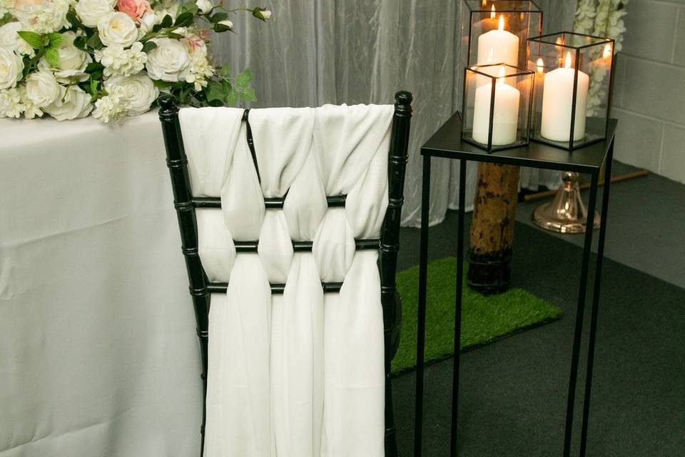Chair cover options