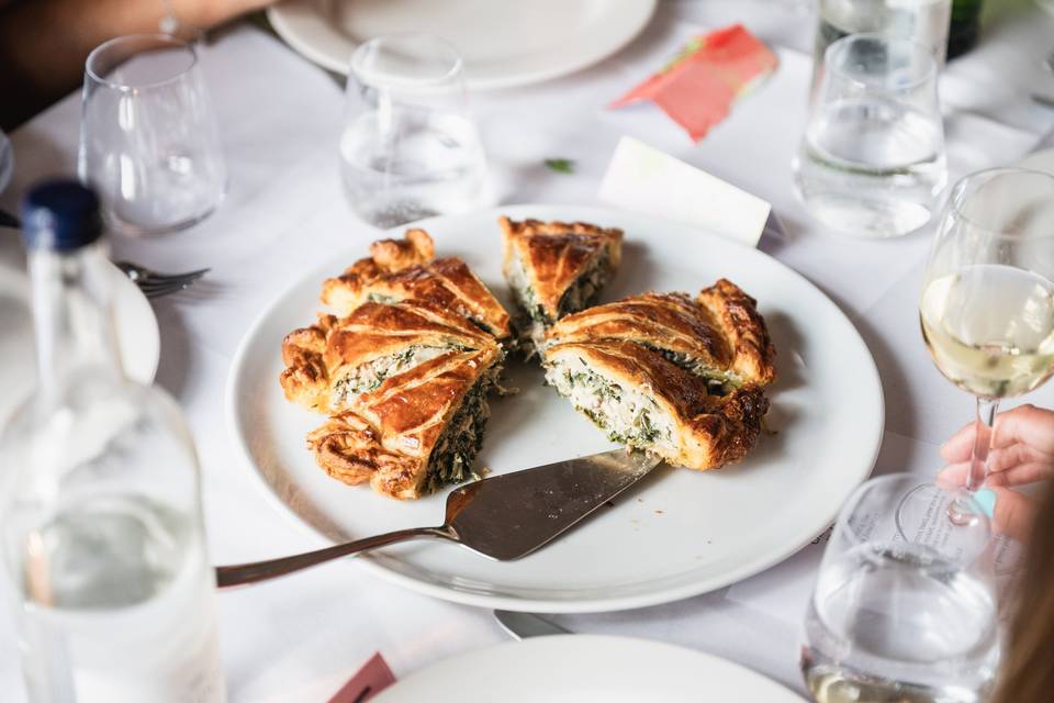 Ricotta & greens pithivier