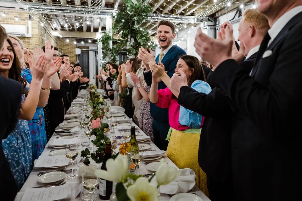 Long tables for conviviality