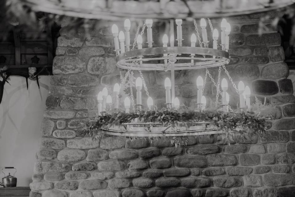 Ballroom Fireplace Ceremony