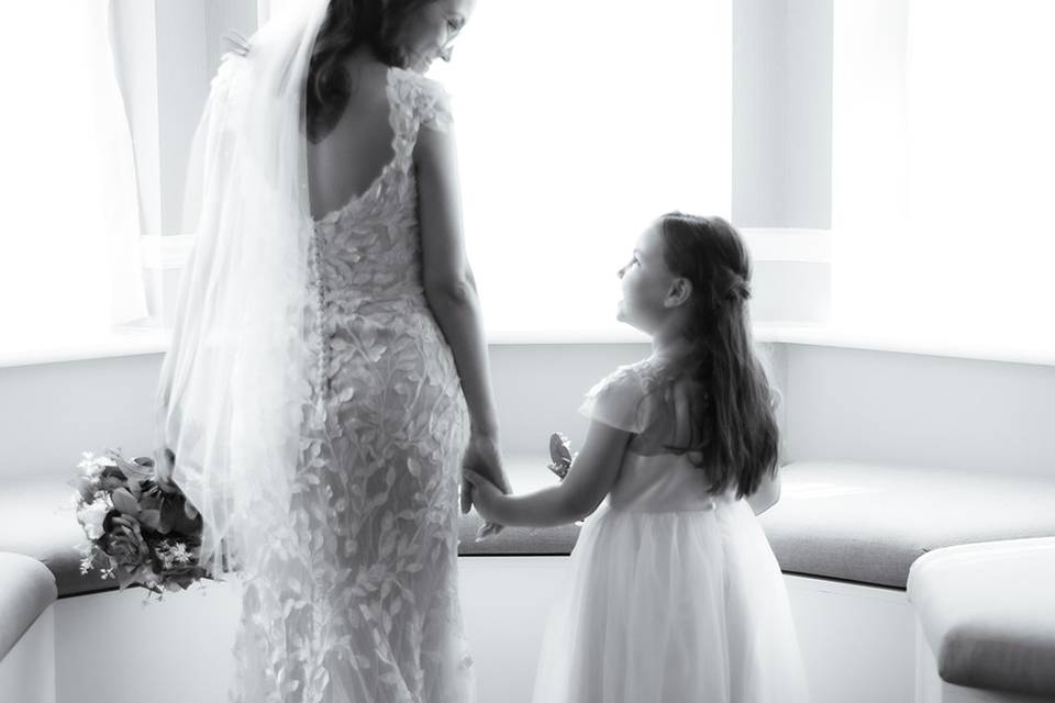 Bride and Daughter