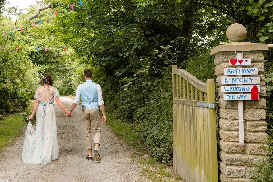 Bride and groom