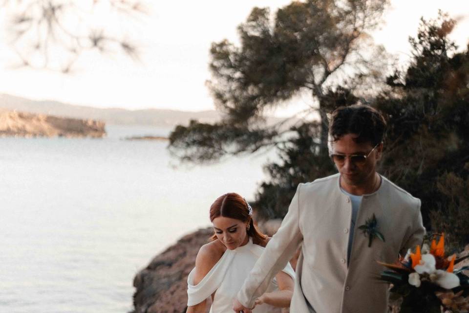 Ibiza beach wedding