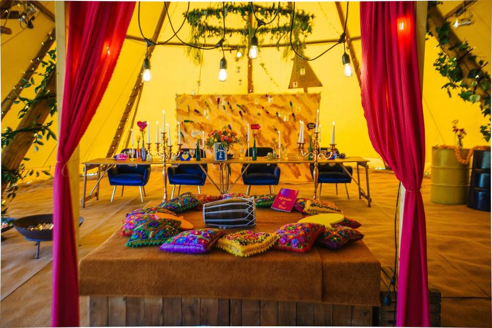 Asian Tipi wedding 1