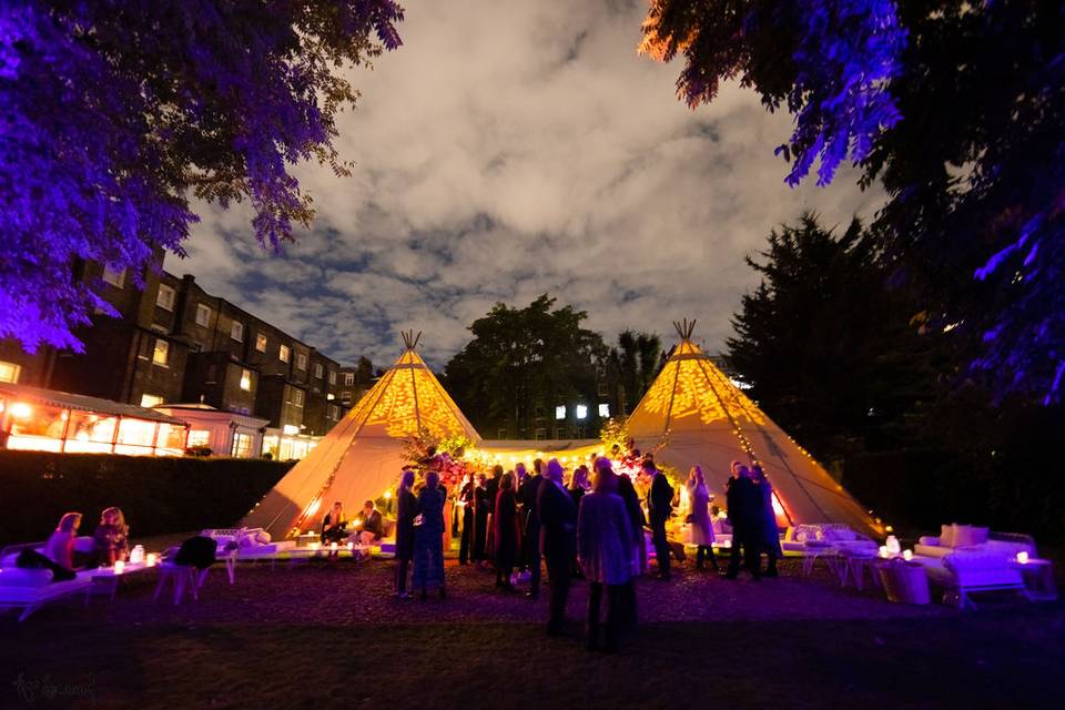 Tipi Wedding - Blue Sky Tipis