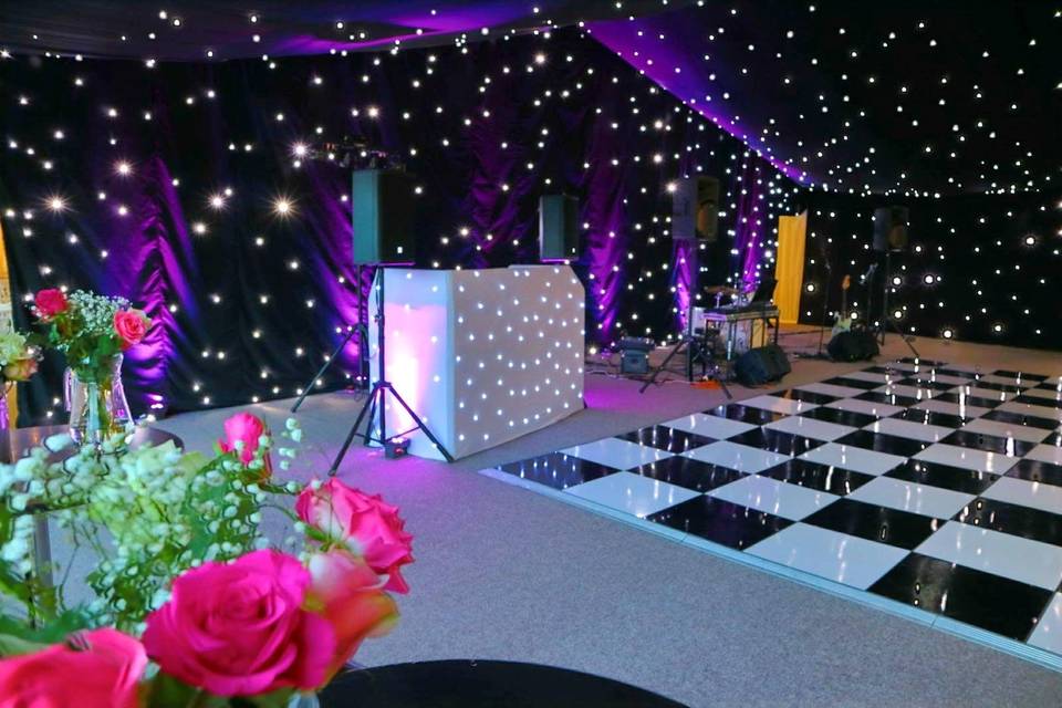 Starlit dancefloor