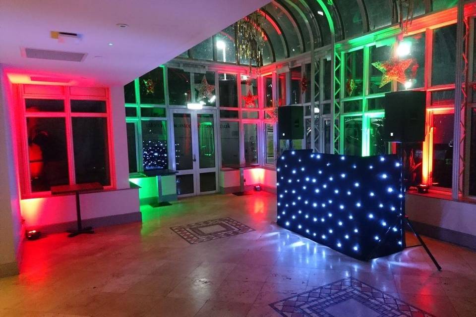 Wedding DJ booth