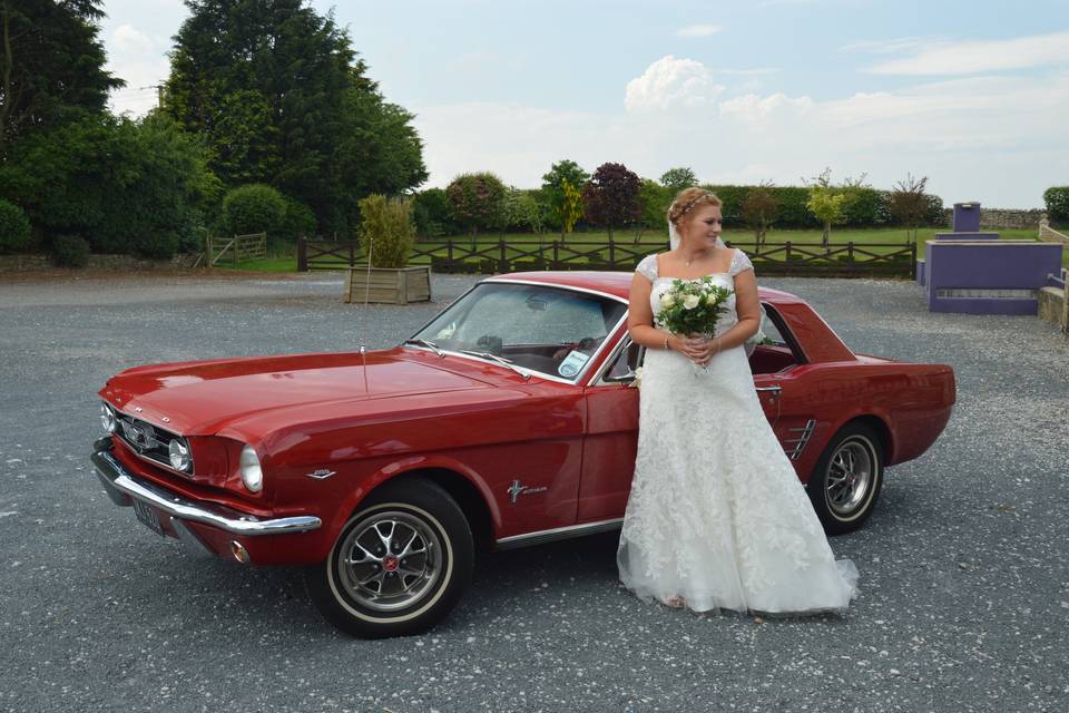 Our first Red Mustang Bride
