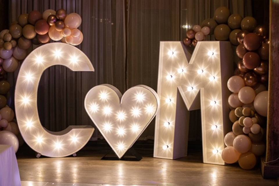 Giant Light Up Letters