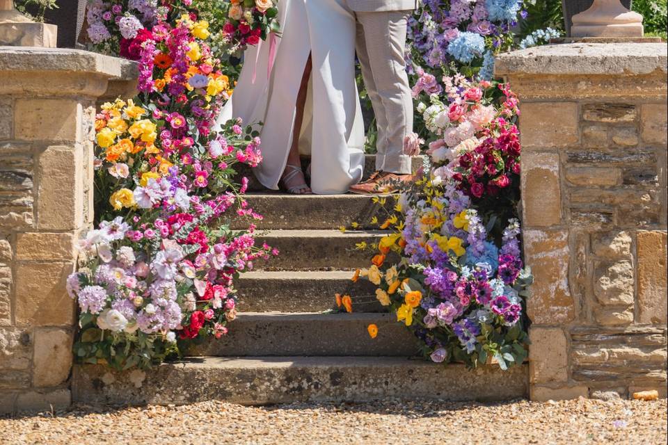 Colourful ceremony