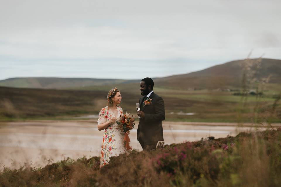 Outdoor wedding photos