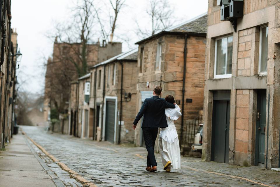 Street wedding