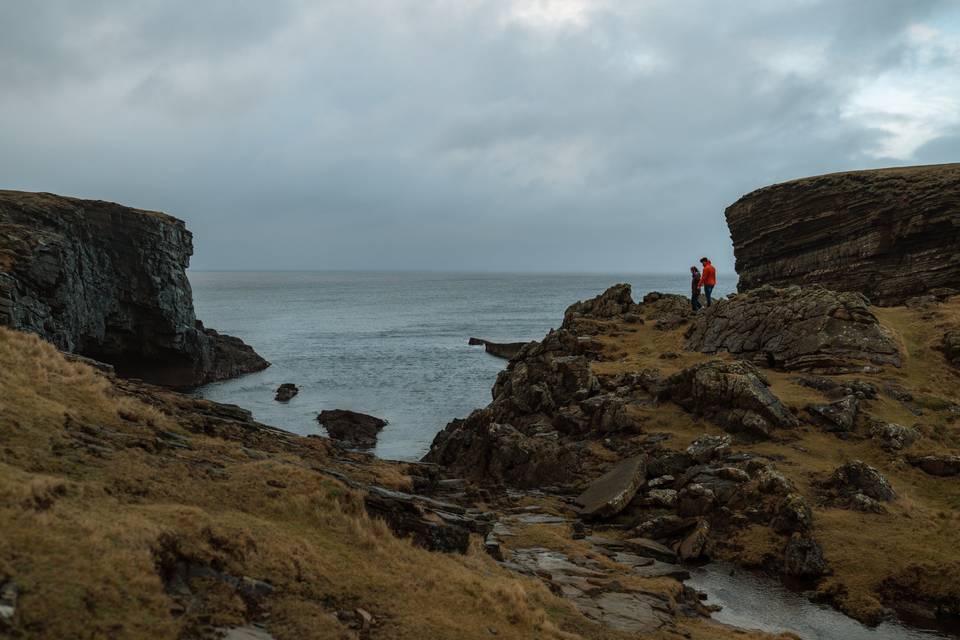 Yesnaby engagement shoot