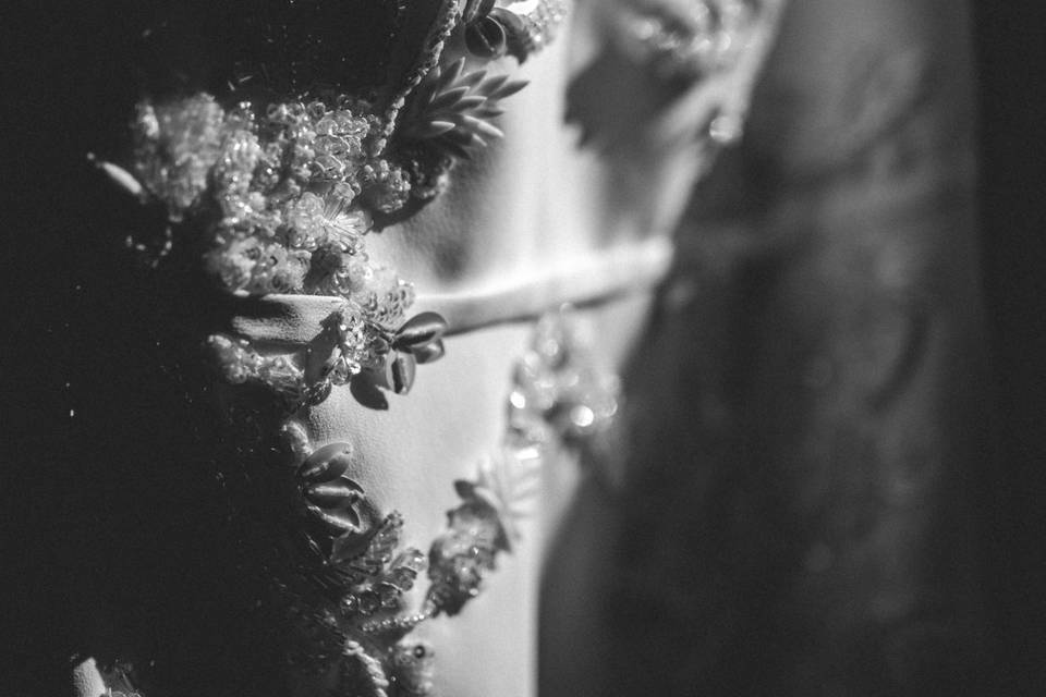 Wedding dress details