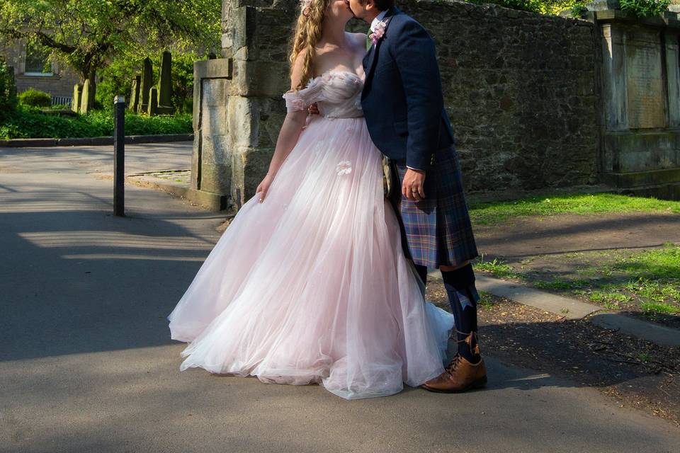 My first wedding in Edinburgh