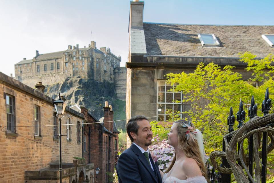 My first wedding in Edinburgh