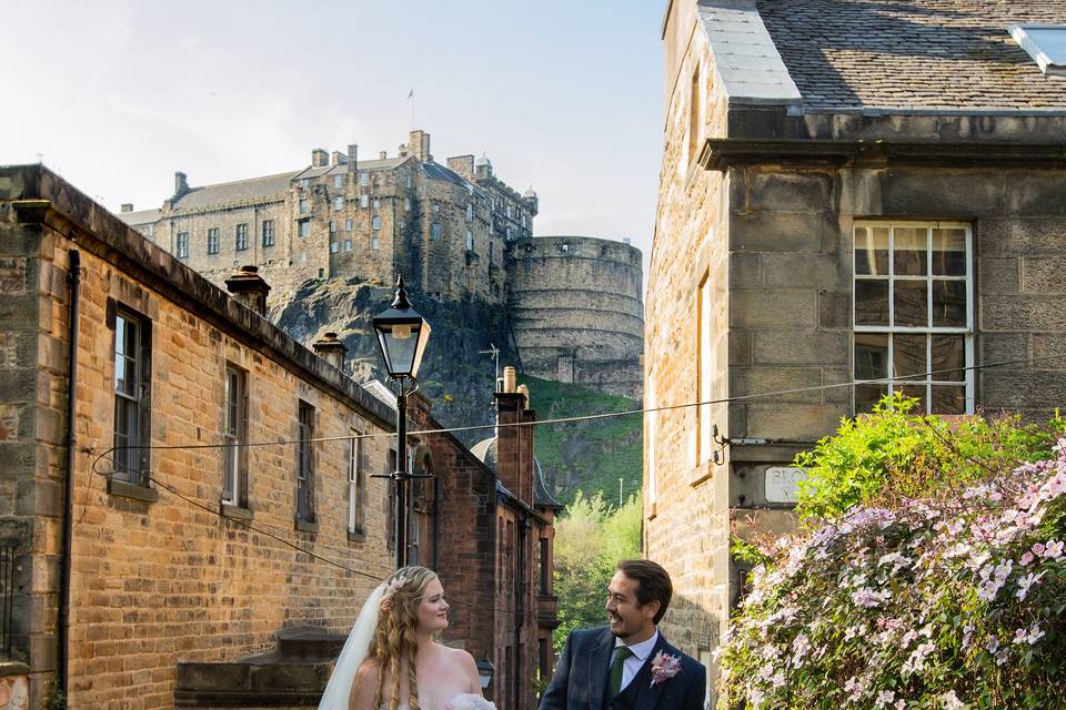 My first wedding in Edinburgh