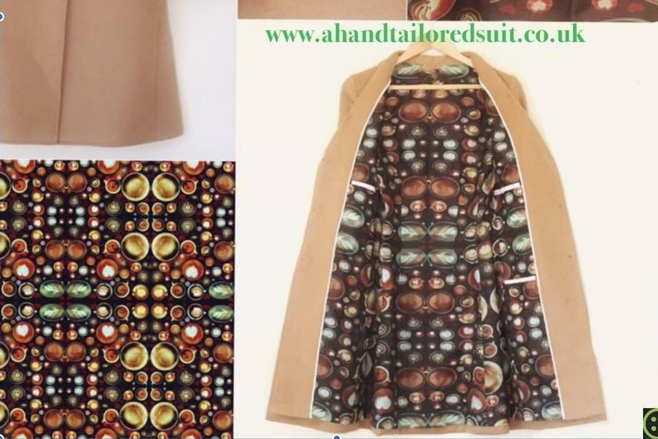 Overcoat plus digital lining