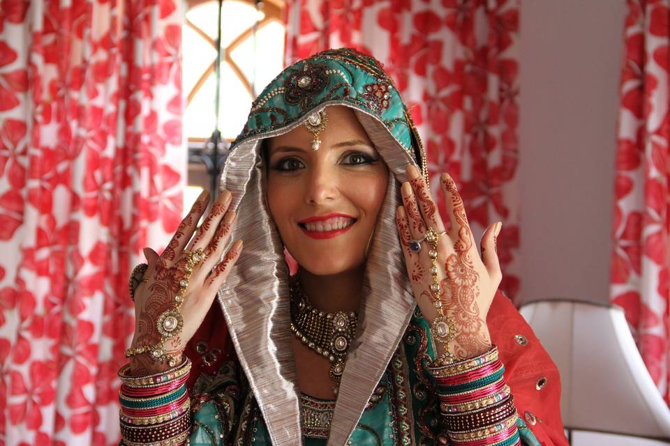 Bridal portrait, Goa