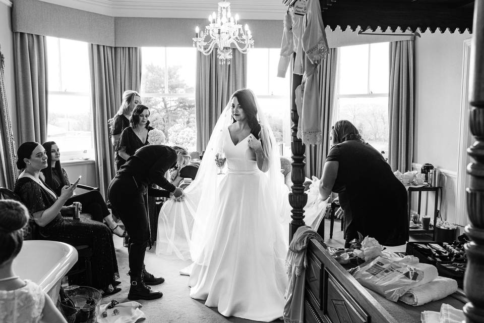 Bridal prep