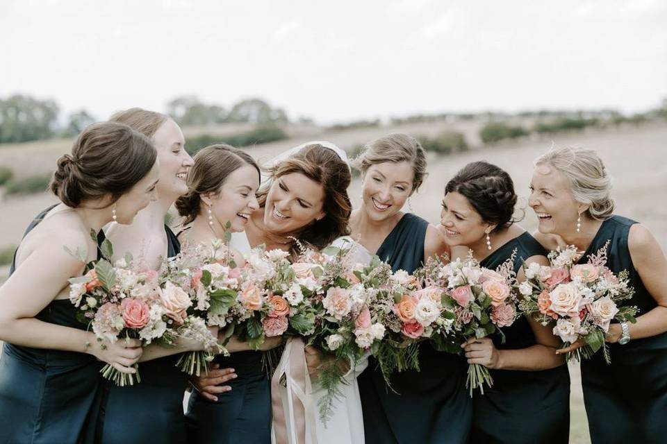 Bespoke Coloured Bouquets