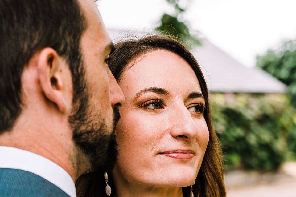 Bride and groom portrait