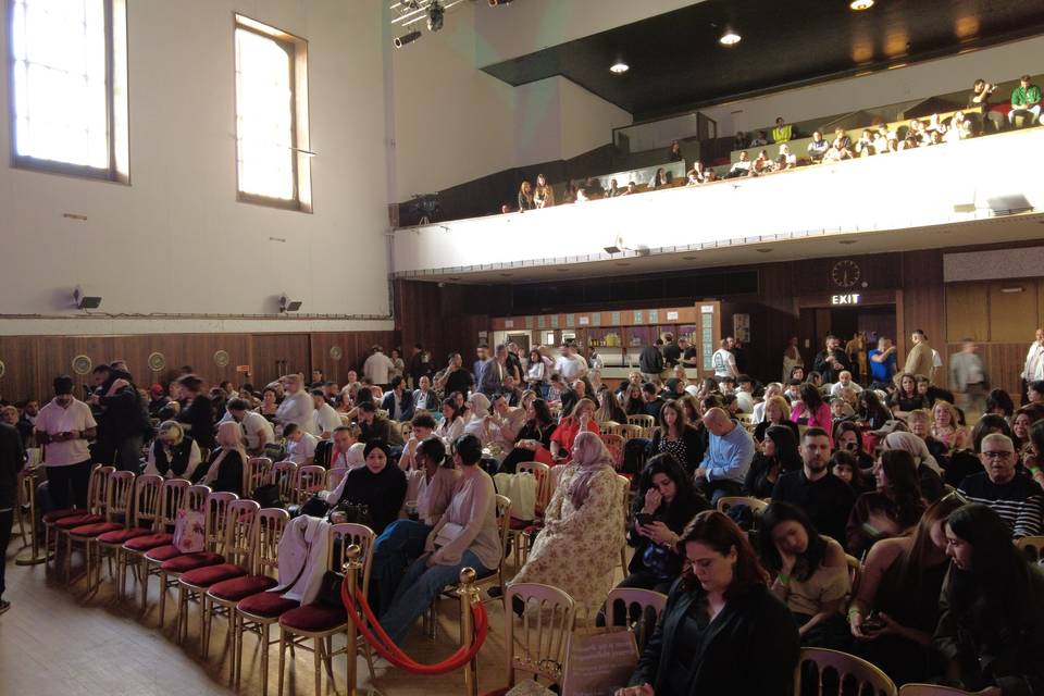 Happy audience