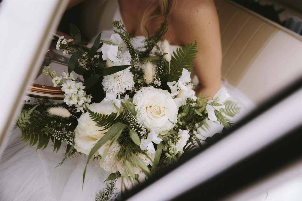 Timeless White Bridal Bouquet