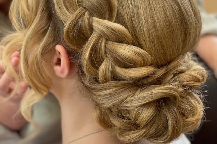 Elegant hairdo