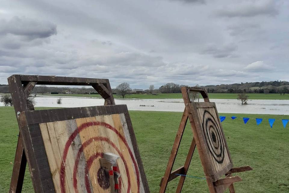 Axe throwing