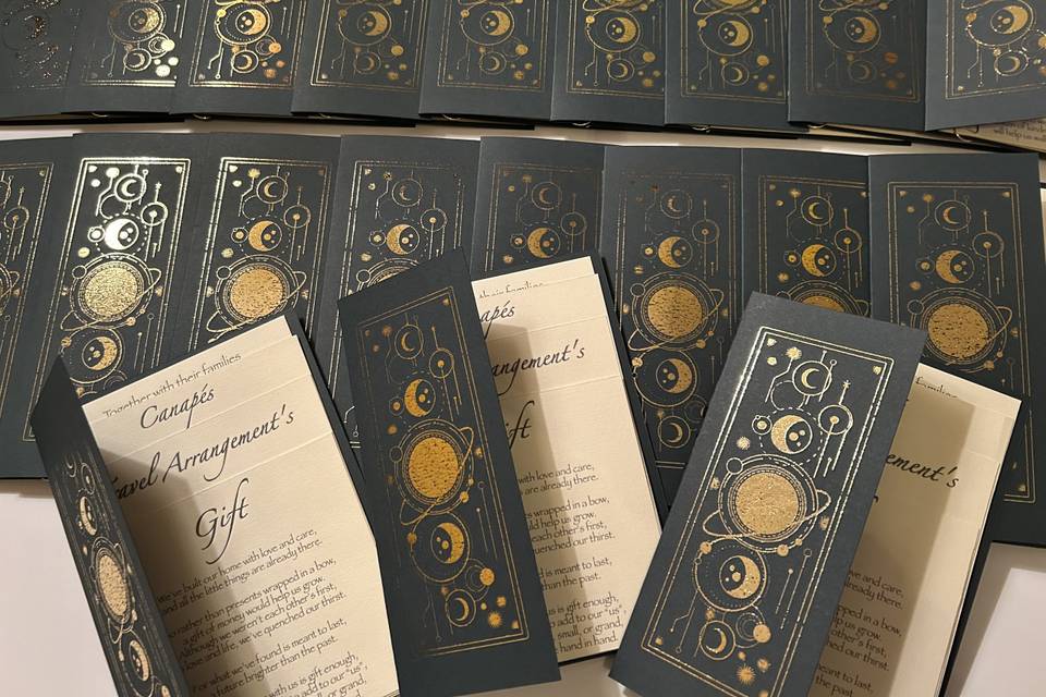 Celestial invitations