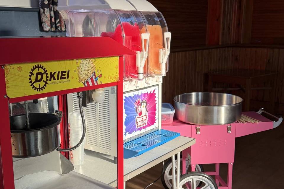 Display of our food machines