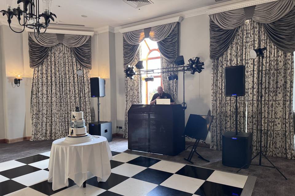 Set up at Belton Woods