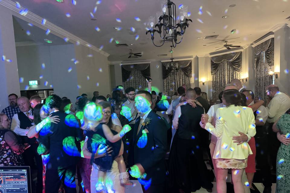 Dance floor from recent event