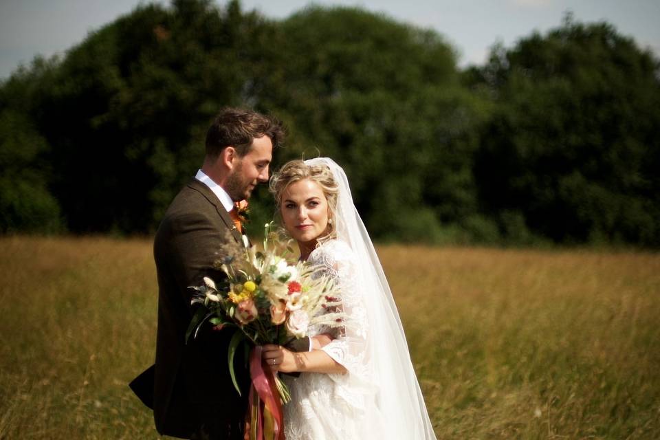 Rustic tipi wedding