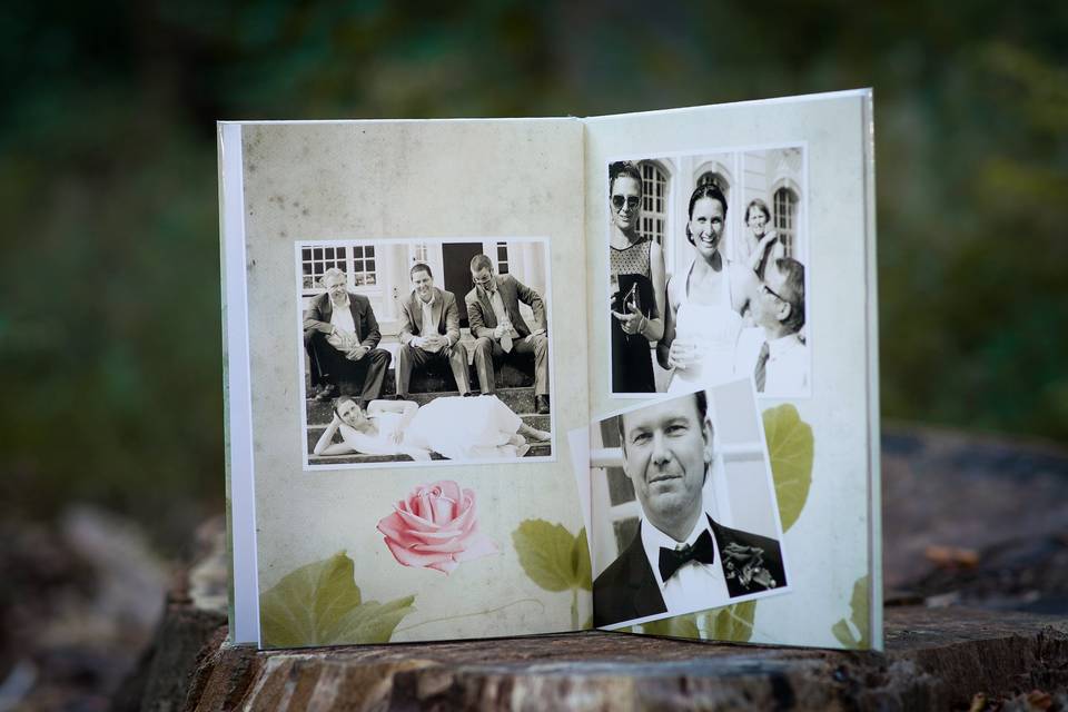 Wedding photobook cover