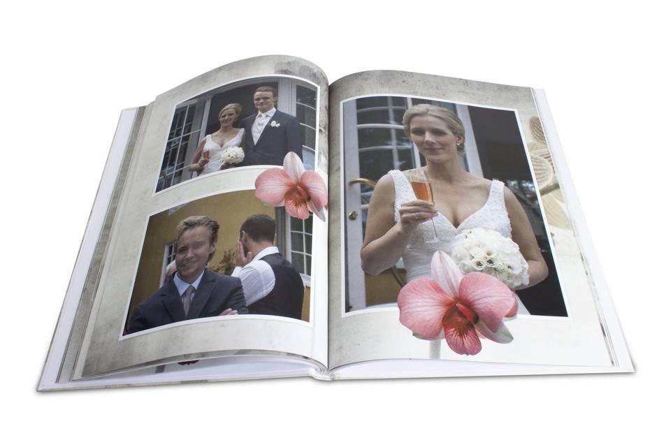 Wedding photobook cover