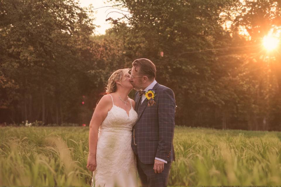 Golden Hour & Sunflowers