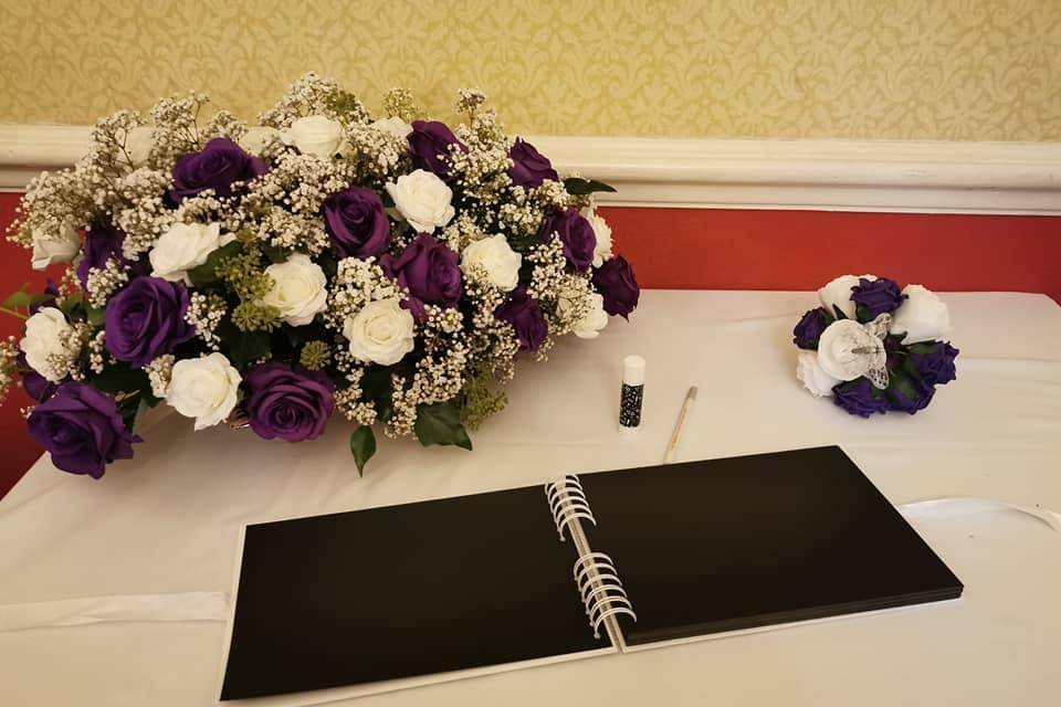 Picture guest book