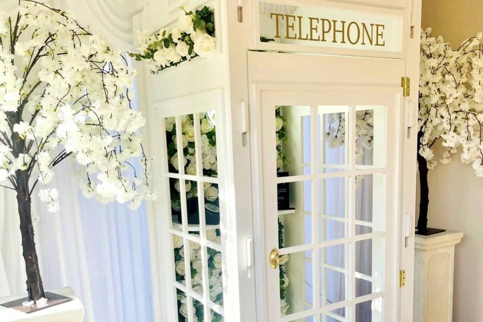 Flower phone booth