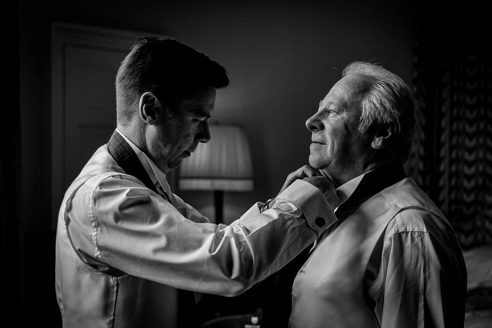 Leeds Castle wedding grooms