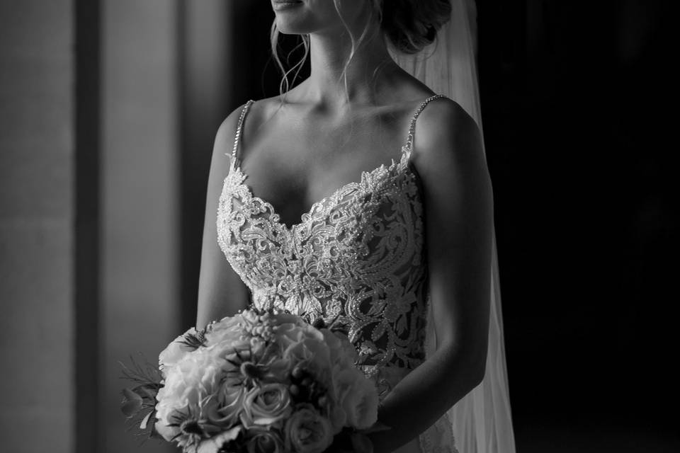 Bride at Bury St. Edmunds