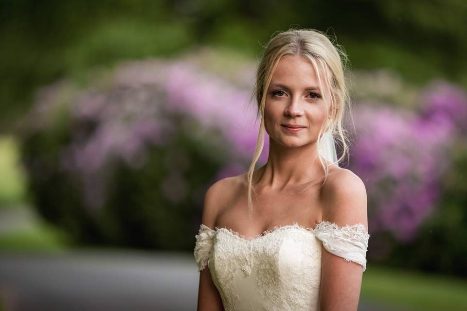 Bride at Leeds Castle