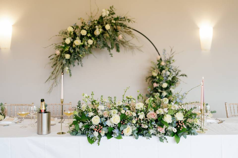 Reception table