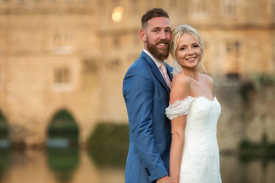 Leeds Castle Wedding at sunset