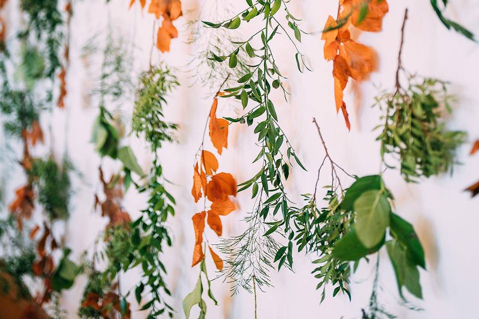 Floral backdrop