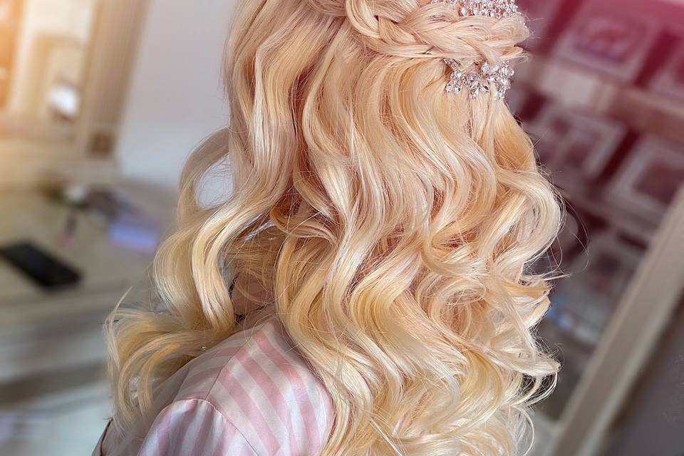 Bridal half up