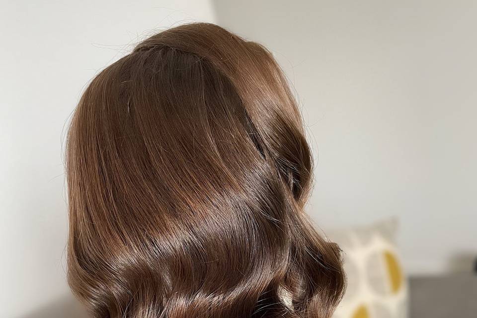 Half up/ Half down hairstyle