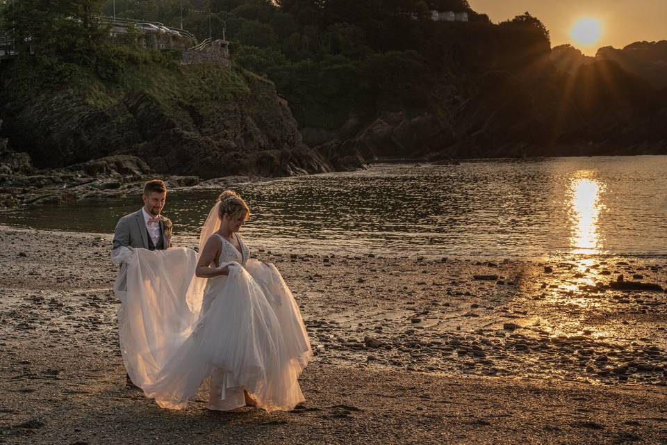 Sunset on the Beach