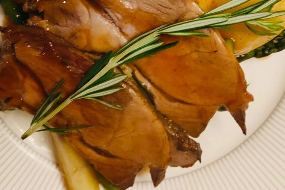 Roast lamb